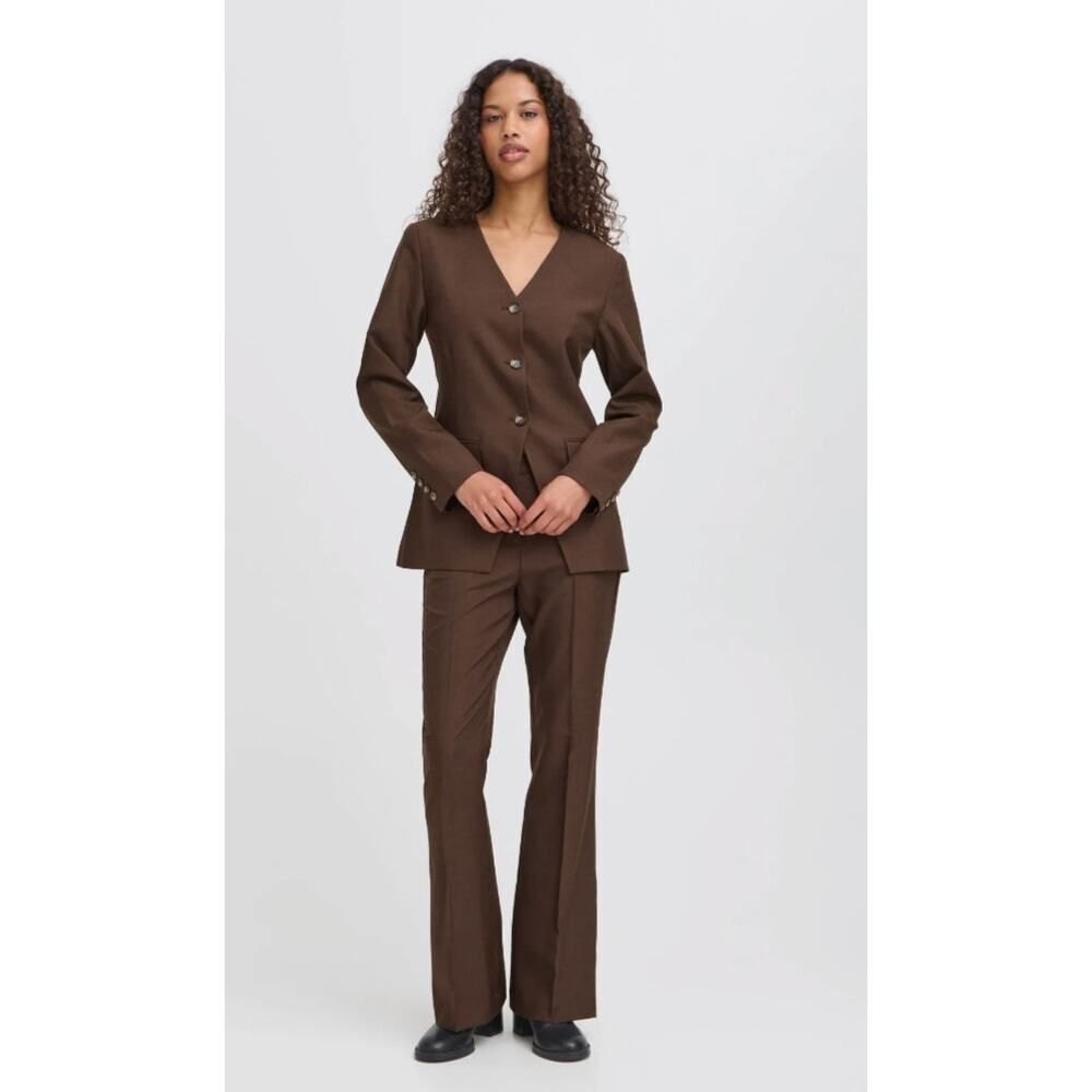Ichi IHLEXI Blazer Size 36 (Med) Color Coffee Bean